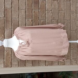 Chic Women's Blouse in Beige